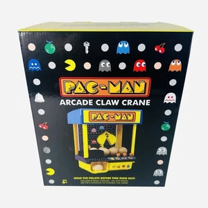 Pac-Man Claw Machine Crane Game Candy Plush Arcade Pacman Sounds Home Desk NEW! - Picture 1 of 9