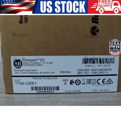 Новый AB 1769-CRR1 CompactLogix кабель справа на право излишки запечатанный США бесплатный налог - Изображение 1 из 4