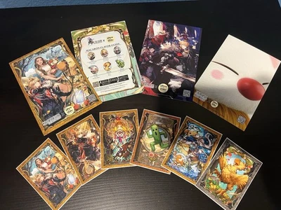 Tarjetas Addison Rae Final Fantasy Brave Exvius x Honey Butter edición limitada RARAS Foto 1 de 4