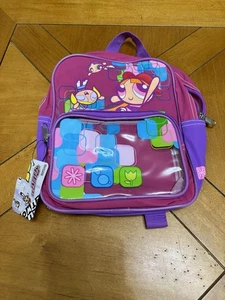 Cartoon Network 2001 PPG The Powerpuff Girls MINI ZAINO con custodia anteriore trasparente - Foto 1 di 5