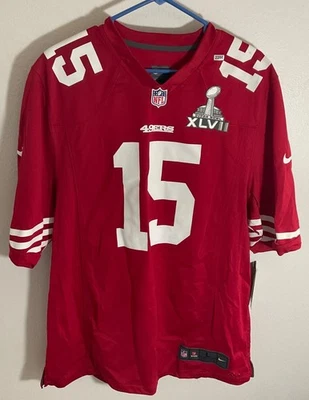 Nueva/etiqueta Nike NFL Hombres San Francisco 49ers Michael Crabtree On Field Jersey L Roja Foto 1 de 4