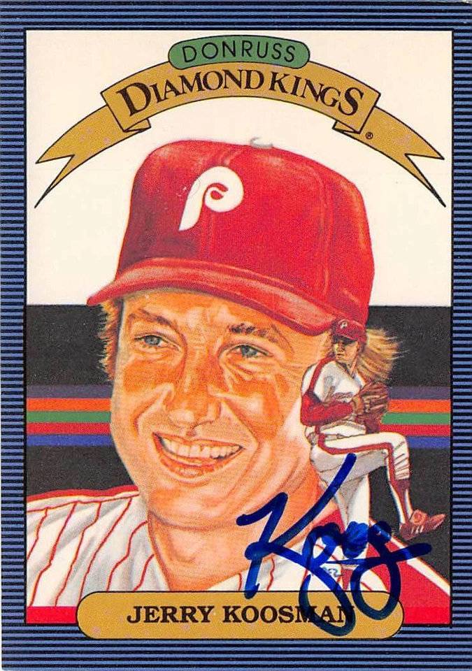 Jerry Koosman autographed baseball card 1986 Donruss Diamond Kings #23 KOOZ - Image 1 of 1