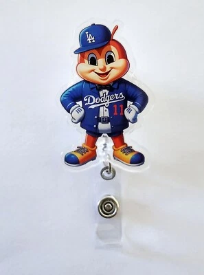 CARRETE INSIGNIA IDENTIFICACIÓN JOLLIBEE DODGERS (TOTALMENTE NUEVO) Foto 1 de 3