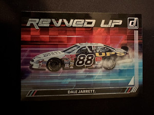 2023 DONRUSS NASCAR DALE JARRETT REVVED UP PRIZM PARALLEL INSERT CARD SP SSP