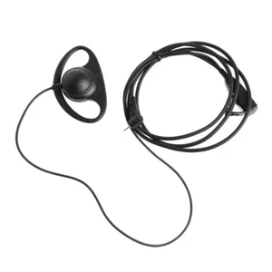 D-Type Earpiece Headset PTT Mic For Talkabout Walkie Talkie 2.5mm 1-Pin - Zdjęcie 1 z 8
