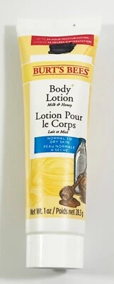 BURT'S BEES 身体乳液 1 盎司 - 牛奶和蜂蜜 — 第 1/4 张图片
