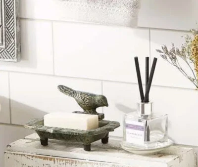 Jabonera de hierro fundido - pájaro Foto 1 de 4