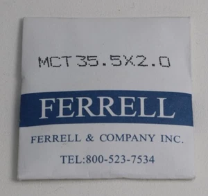 DOPPELKUPPEL MINERALGLAS 35,5 MM X 2,0 MM UHR RUND UHRENLINSE - Bild 1 von 1