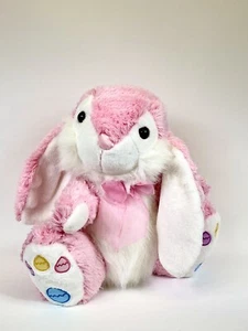 DAN DEE Bunny Rabbit Easter Plush Pink Eggs on Feet Stuffed Animal Toy Spring - Picture 1 of 10