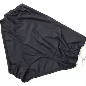 Slip bikini XS Anne Cole vita alta ripiegabile con scollatura colore vivo donna - Foto 1 di 6