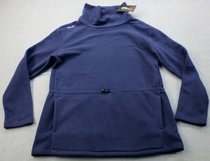 RLX Ralph Lauren Logo Mens Blue New England Prep Soft Mock Sweatshirt NWT L $148 - Picture 1 of 5