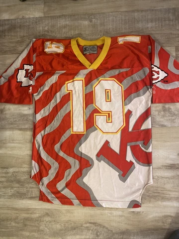Vintage Starter AOP Kansas City Chiefs NFL Jersey *Rare Misprint* Shockwave Cover