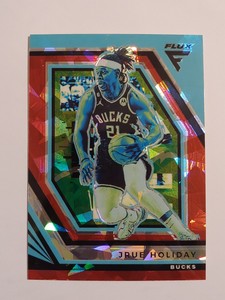 Jrue Holiday 2023 Panini Flux #64 Red Cracked Ice Prizm