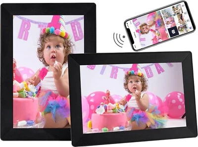 10.1" Digital Photo Frame WiFi Smart 16GB Touchscreen 1280x800 IPS HD - Image 1 of 4