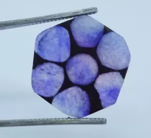 14.60 Ct Natural Earth Blue Sapphire Trapiche Rough EGL Certified Loose Gemstone - Picture 1 of 4
