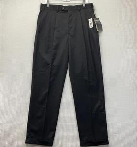 Natural Issue Executive Classics Pleated & Cuffed-Polyester & Rayon 34 x 32 NWT - Picture 1 of 10