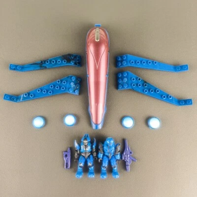 (Missing Part) Mega Construx Bloks Halo Blue Series Banshee Mini Figure - Image 1 of 3
