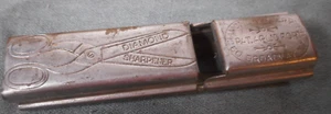 Afilador de tijeras de diamante vintage de metal Diamond Cutlery Co Broadway NY 3 7/8" - Imagen 1 de 9