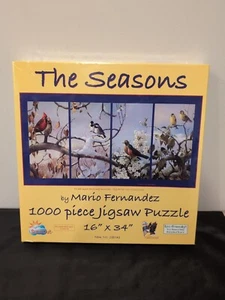 SunsOut~THE SEASONS, 1000 Piece Puzzle, by Mario Fernandez, Bird design~NEW - Picture 1 of 2