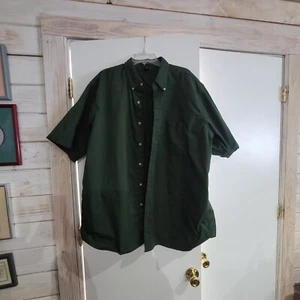 Jonathon Corey- 2XL- Hunter Green Short Sleeve Button Down - Picture 1 of 4