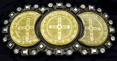 Virgins Saints & Angels San Benito Belt Buckle - Image 1 of 4