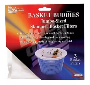 Valterra Blue Devil Basket Buddies Skimmer Cestino Filtri Jumbo Taglia - B8501C - Foto 1 di 1