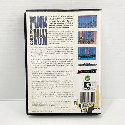 Pink Goes To Holly-Wood + Box - Sega Mega Drive - Tested & Working - Image 1 of 4