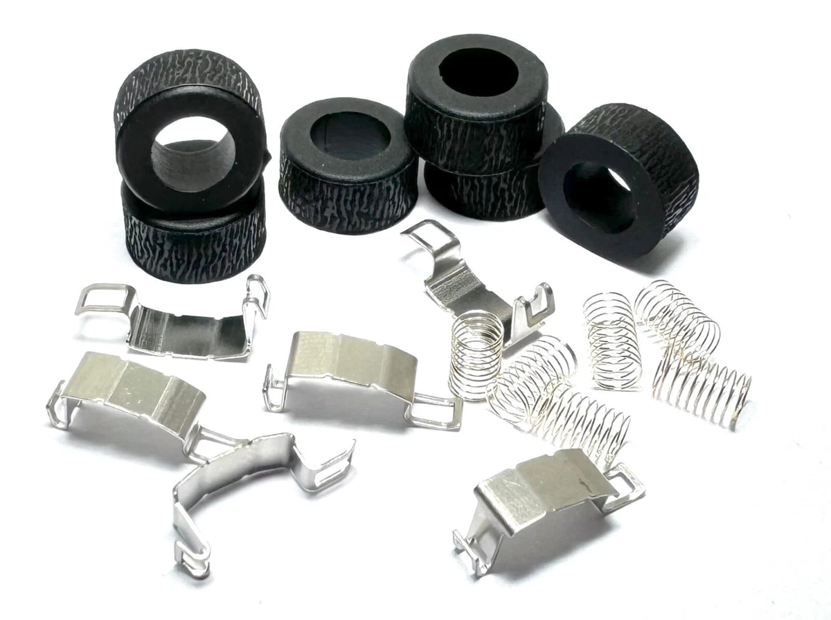 24-Piece Vintage 1982 TYCO Slot Car Wide Rear Wheels & Foam Tires - Rare Service Parts (Set 6554 A)