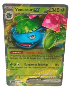 Venusaur EX 001/142 Arte Completo Casi Nuevo/Mu Corona Estelar Pokemon Tarjeta Paquete Fresco - Imagen 1 de 7