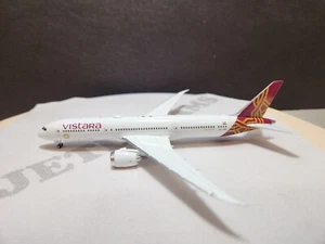 1/400 VISTARA (INDIA) BOEING 787-9 2018'S COLORS VT-TSE JC WINGS MODEL - Picture 1 of 7