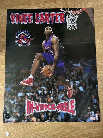 VINCE CARTER IN-VINCE-ABLE 2000 ALL-STAR SLAM DUNK Toronto Raptors POSTER Cover