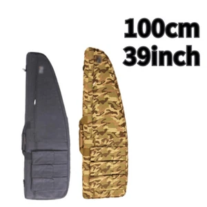 Outdoor 39" Backpack Fishing Tactical Hunting Air Rifle Shotgun Padded Bag 100cm - Picture 1 of 11