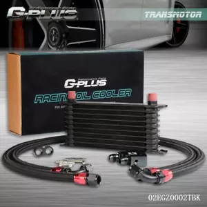 New Fit For LS1 LS2 LS3 Engine 10 Row 10AN Oil Cooler Filter Sandwich Plate Kit - Foto 1 di 8