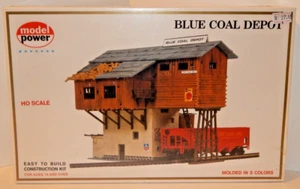 Model Power HO #453 Blue Coal Depot Kit NEW - Picture 1 of 3