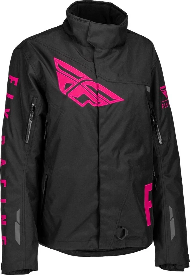 WOMEN'S SNX PRO JACKET BLK/PINK LG Snowmobiling Waterproof Windproof 470-4512L - Image 1 of 1