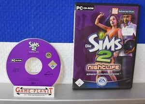 Los Sims 2 Nightlife PC 2005 paquete de expansión de simulación EA embalaje original 5030932045362 - Imagen 1 de 2