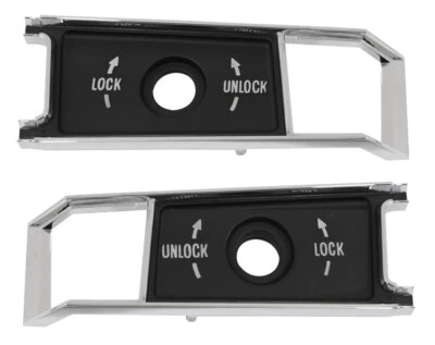 NUEVO Par de bisel de manija de puerta interior piezas de moldura / para corbeta C3 1968-77 / 5950 Foto 1 de 4