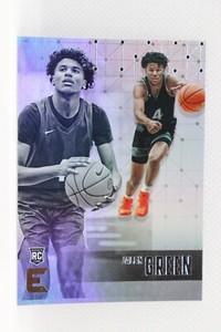 2021-22 Panini Chronicles Draft Picks Pink #104 Jalen Green Essentials