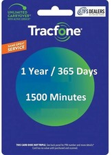 TracFone Service Extension 1 Year/365 Days + 1500 Minutes For Branded Phones