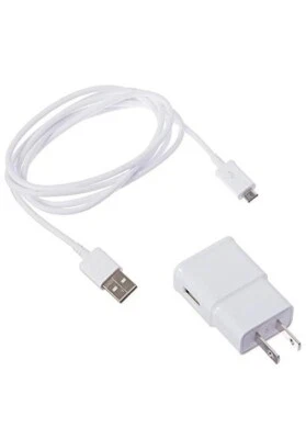 OEM Samsung AC Wall Charger Adapter With Micro USB Cable For Galaxy S2 S3 S4 NEW - Image 1 of 3