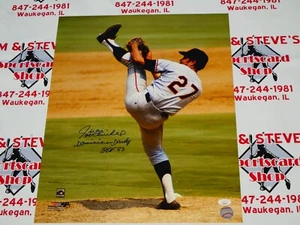 JUAN MARICHAL SIGNED 16X20 INSCRIBED "DOMINICAN DANDY HOF 83" JSA COA SF GIANTS - Picture 1 of 3