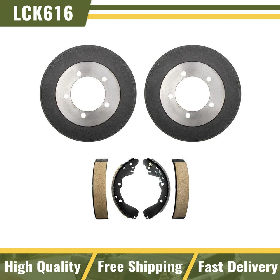 Raybestos Rear Kit Brake Drums & Brake Shoes For 1999-2003 Mitsubishi Galant - Image 1 of 4