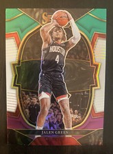 2023 Panini Select Concourse Level Green/white/purple Prizm Jalen Green 52