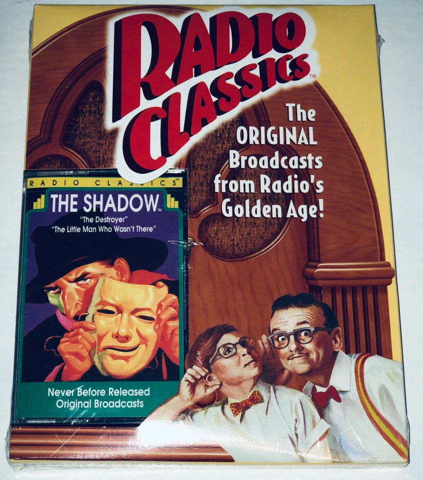 Radio Classics on Cassette The Shadow New Sealed. - Image 1 of 4
