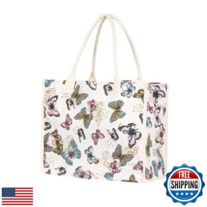 XINFULLWOL Canvas Tote Bag,Reusable Grocery Bags,Shopping Bags,Canvas Grocery - Picture 1 of 5