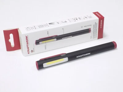 Akku Inspektionslampe Stiftlampe Taschenlampe Penlight 300 mit Clip schwarz - Bild 1 von 4