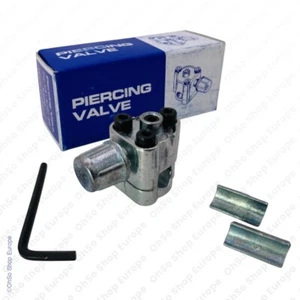 Válvula de servicio de grifo de línea punto de carga refrigeración refrigerador congelador tuberías piezas - Imagen 1 de 14
