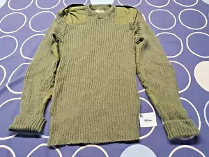 British Army Wool Commando Jumper Size 100 cm Sweater Surplus Military Cadet 4SC - Picture 1 of 3