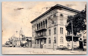 Postcard Fidelia Club, Government Street, Mobile Alabama Posted 1906 - Picture 1 of 2
