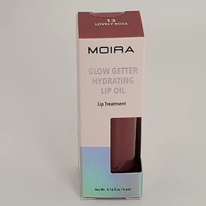 Moira Glow Getter Hydrating Lip Oil Treatment 4.6ml / 0.16fl oz Select Shade New - Picture 1 of 18